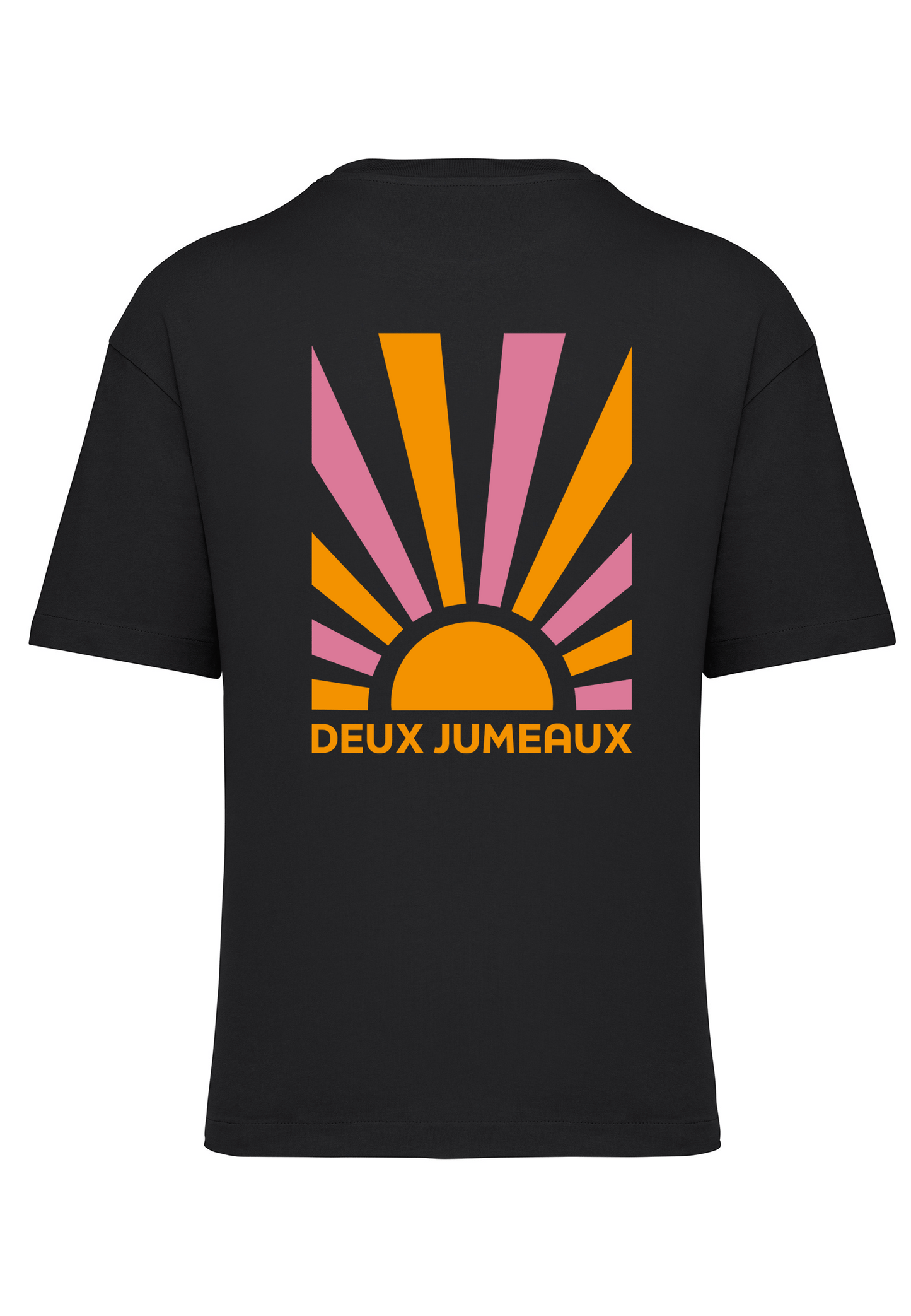 Oversized T-Shirt Sunrise - Zwart