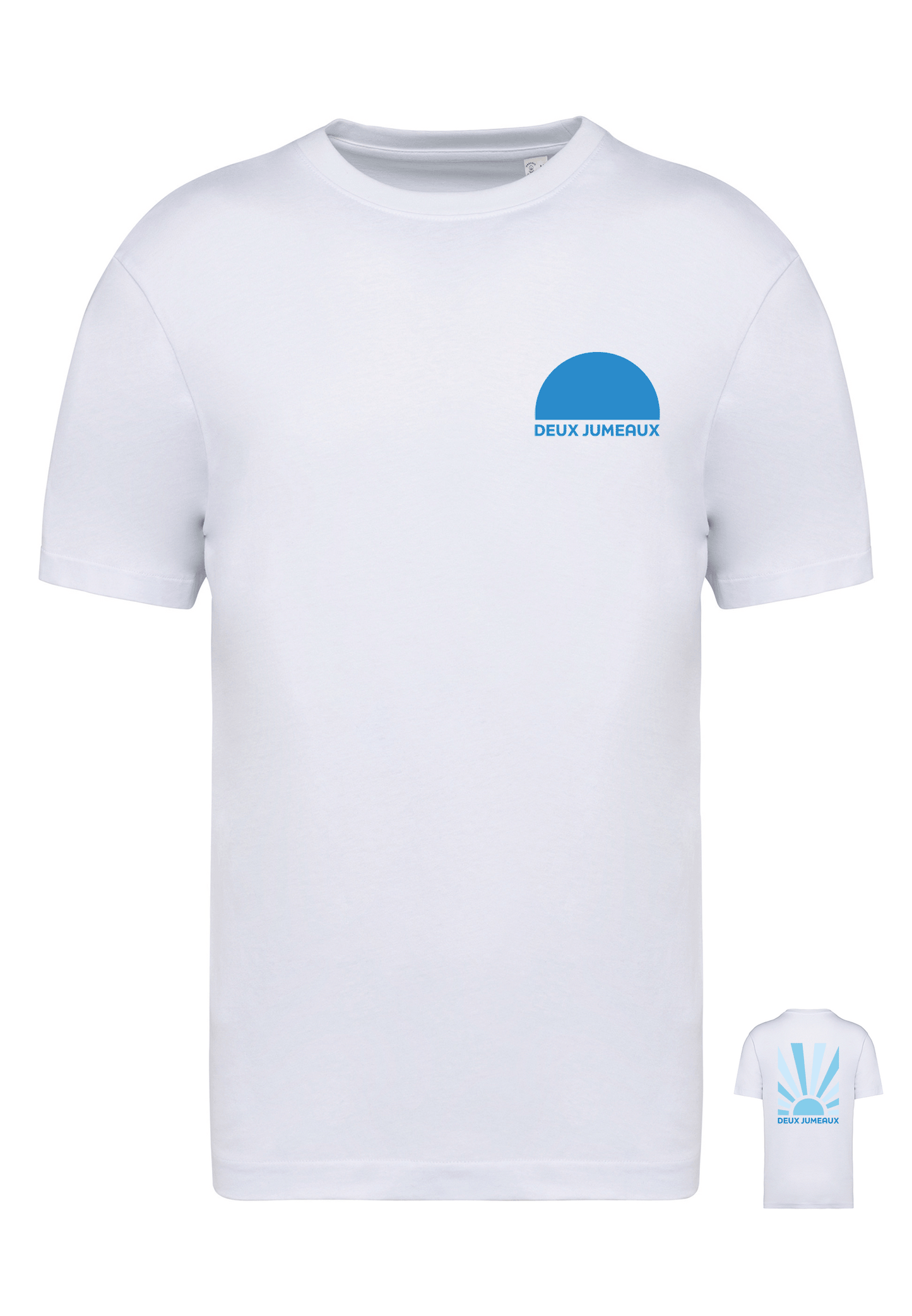 Oversized T-Shirt Sunrise - Wit